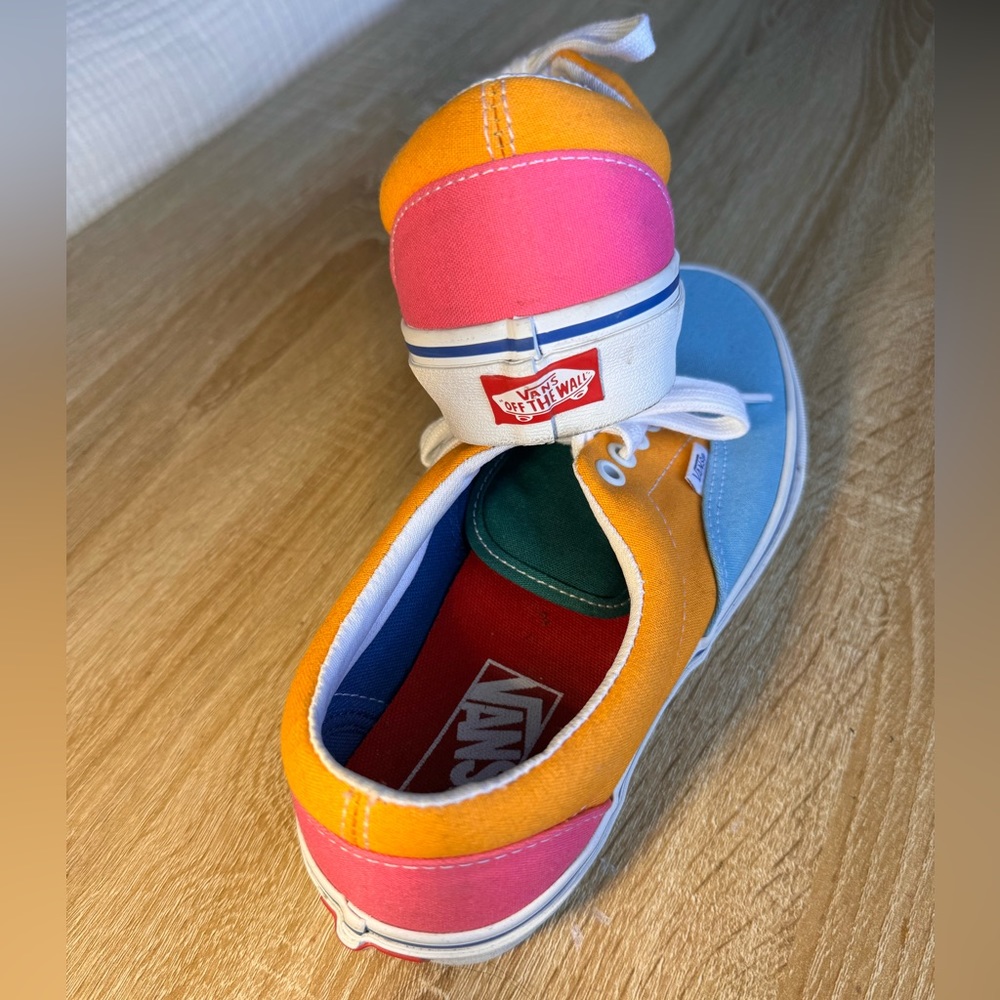 Multi Colored Vans - image 3